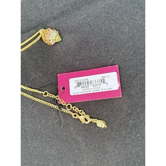 NWT KURT GEIGER LONDON GOLD PLATED RAINBOW CRYSTAL EAGLE PENDANT NECKLACE - Picture 6 of 8